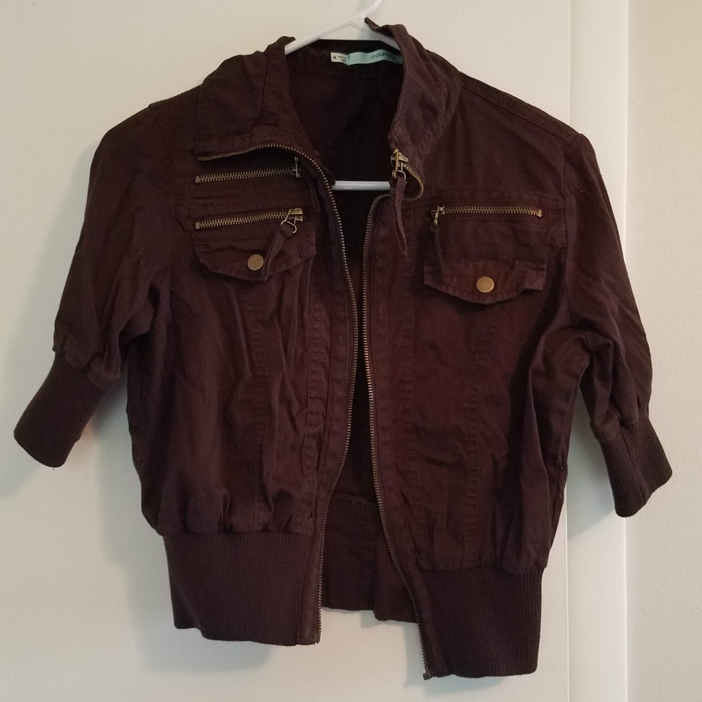 Maurice's Brown Motorcycle Jacket
